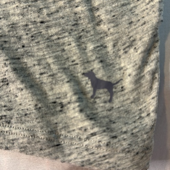 NWT VS PINK small long sleeve loose fit speckled heather gray - Picture 2 of 3